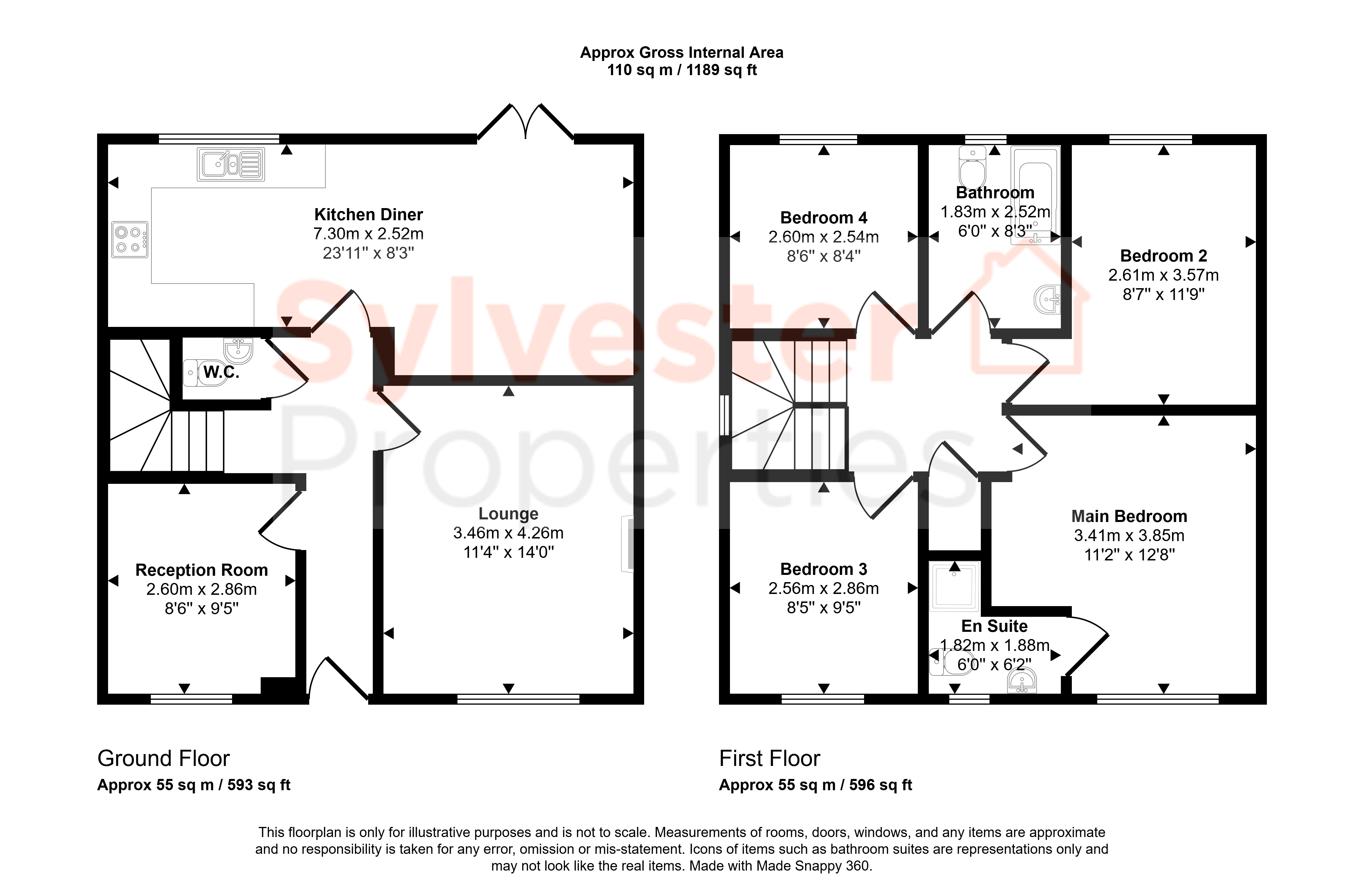 36, Dalby Way, County Durham floorplan