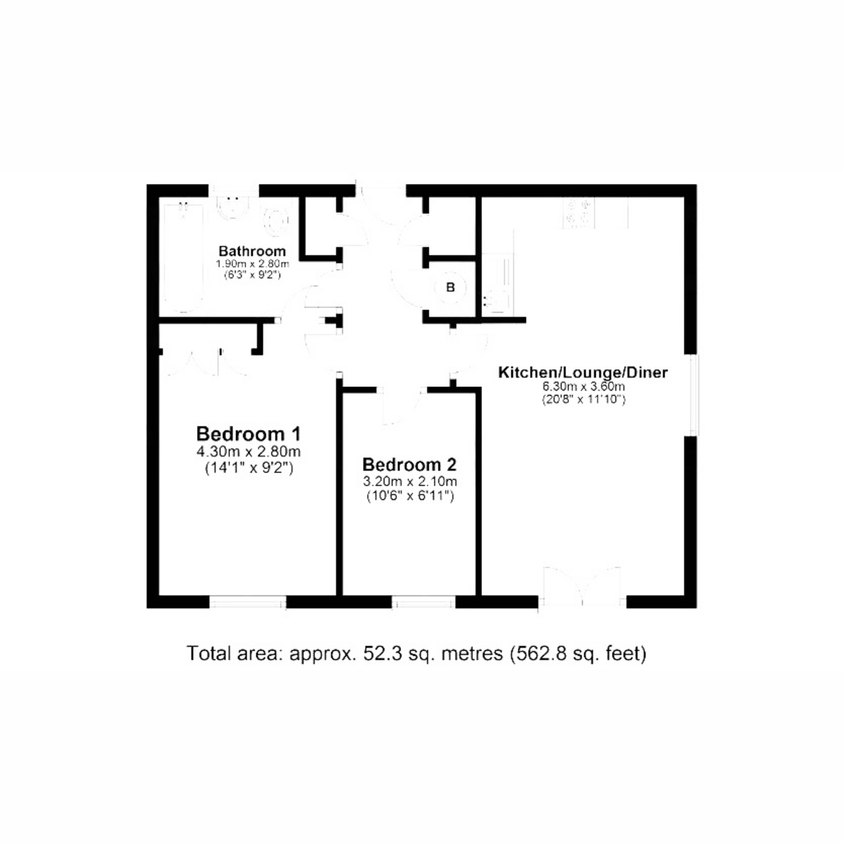 Cobble Close, Barrow Upon Soar LE12, 2 bedroom flat for sale 64127585