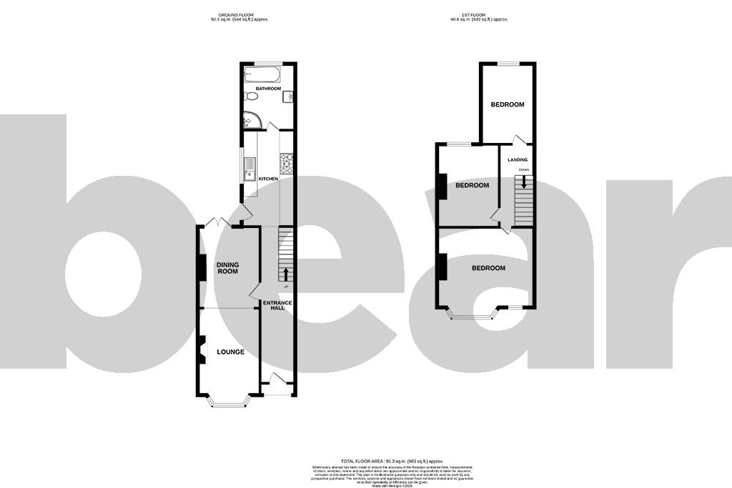 346, Central Avenue, Southend-on-Sea floorplan