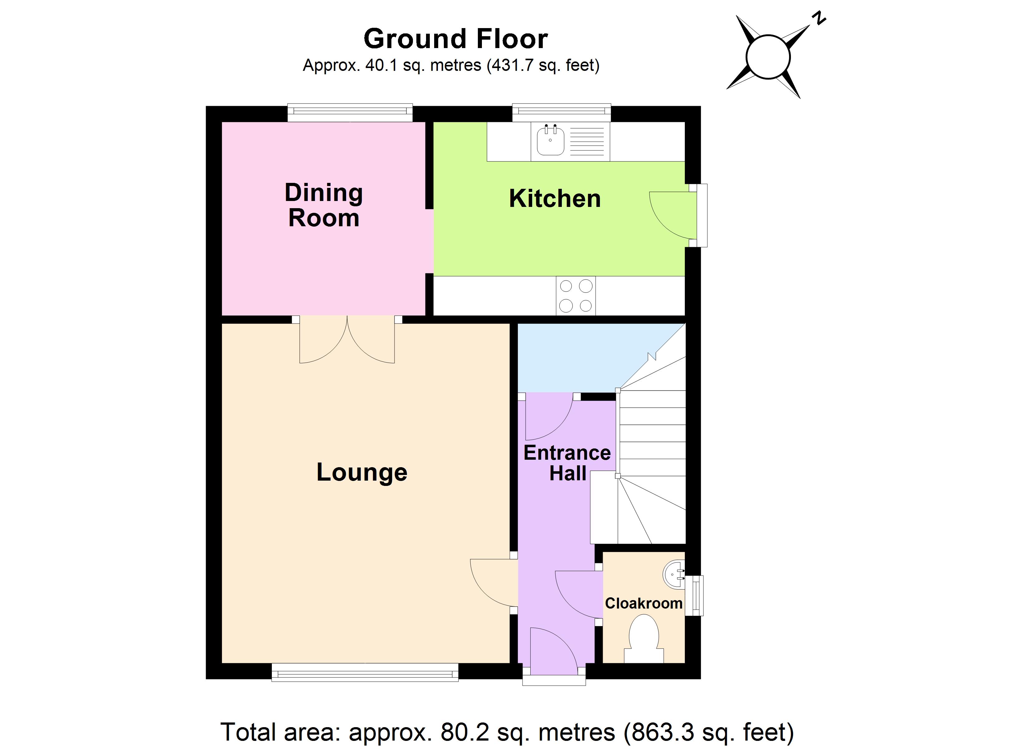 3 Bedrooms Semi-detached house for sale in Bourne Road, Riseley, Bedford MK44