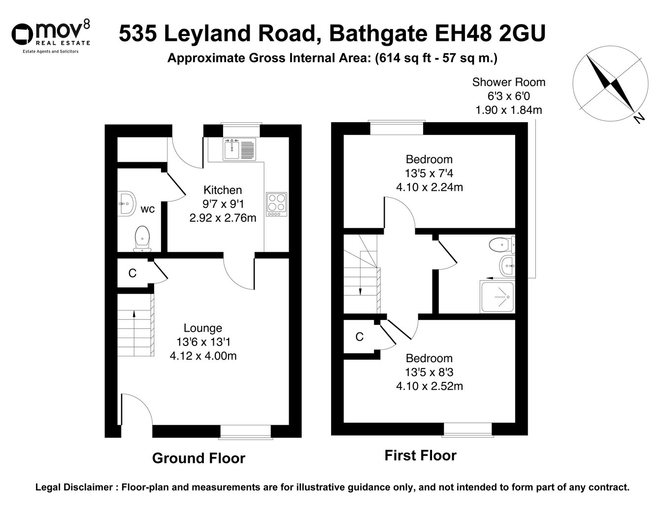 535, Leyland Road, Bathgate floorplan