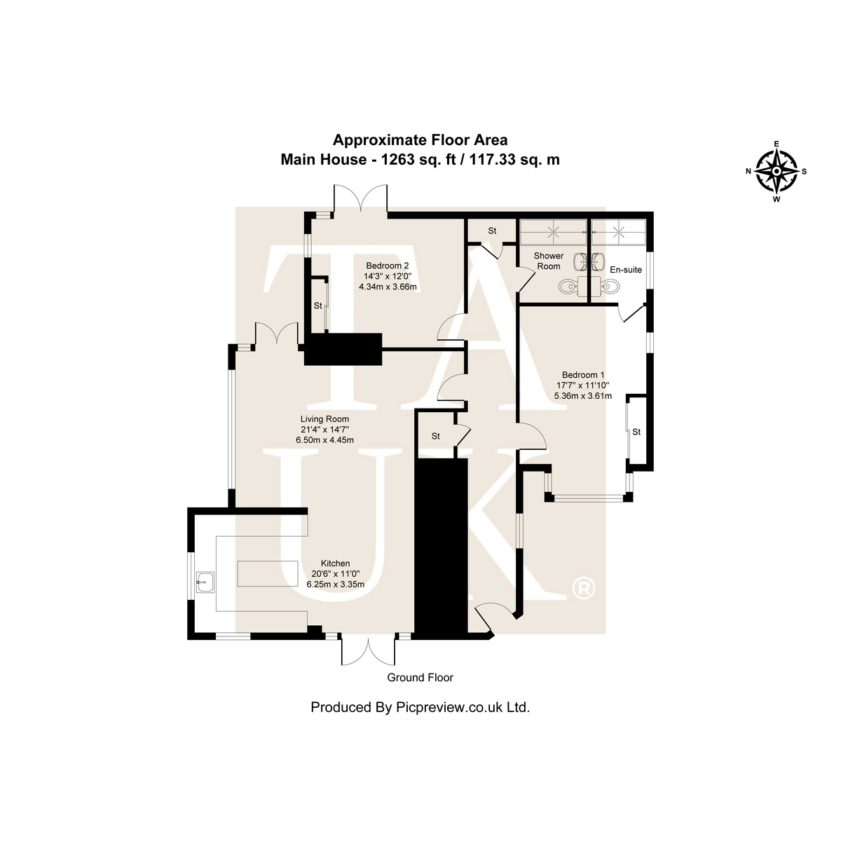 1, Wells Place, Pulborough floorplan
