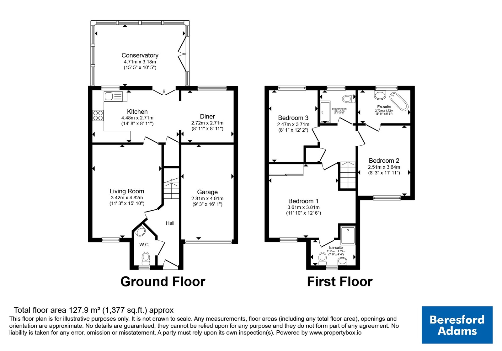 17, Parkland Walk, Wrexham floorplan