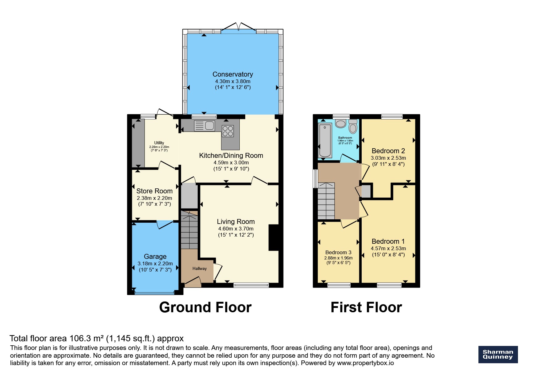 27, Knight Close, Peterborough floorplan