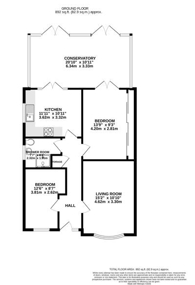13, St. Francis Drive, Bristol floorplan