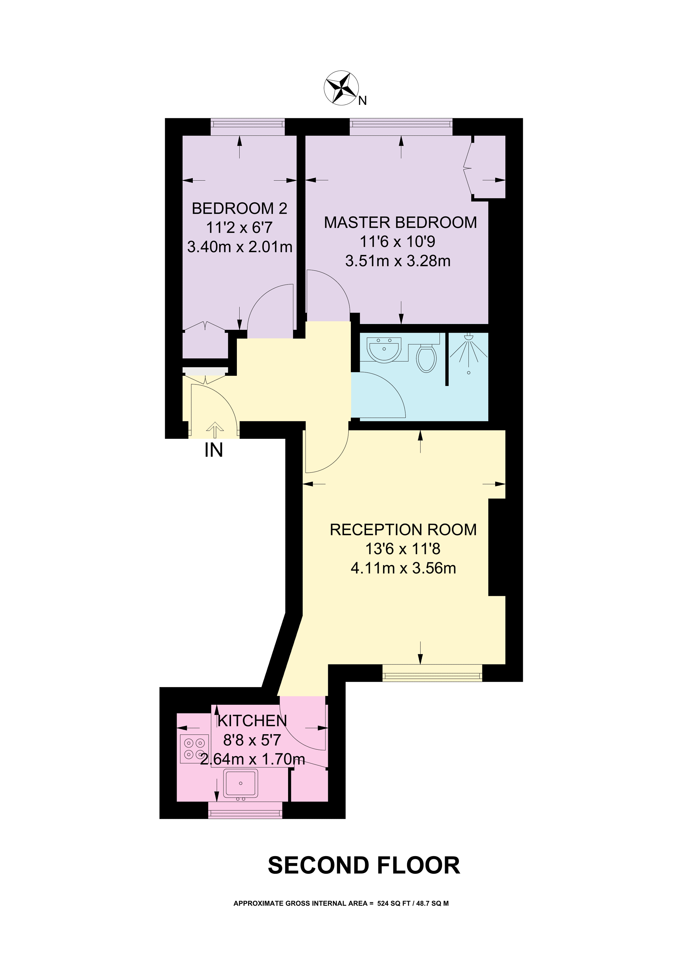 2 Bedrooms Flat to rent in Hatherley Grove, Bayswater W2