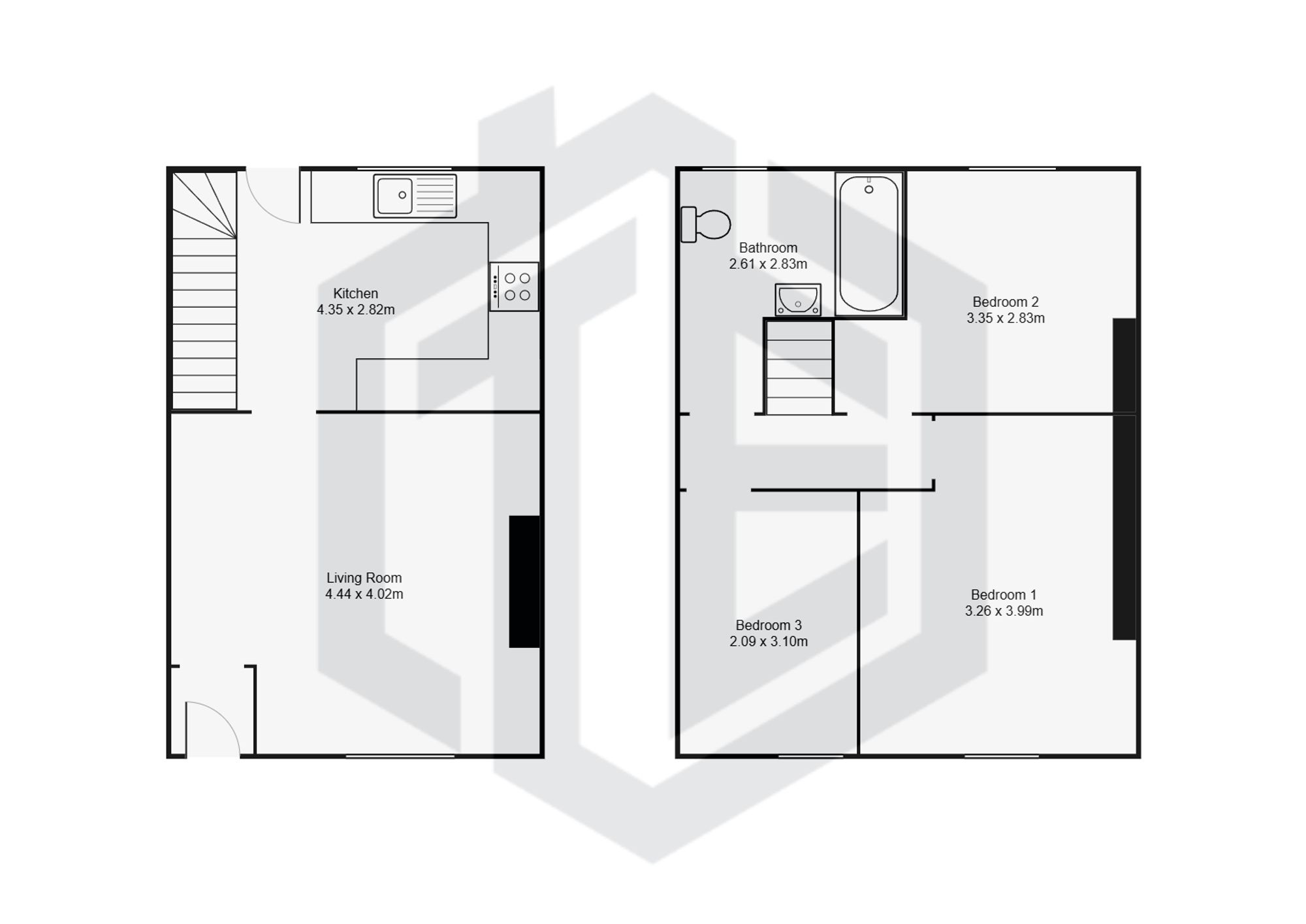 288 Leyland Road, Preston floorplan