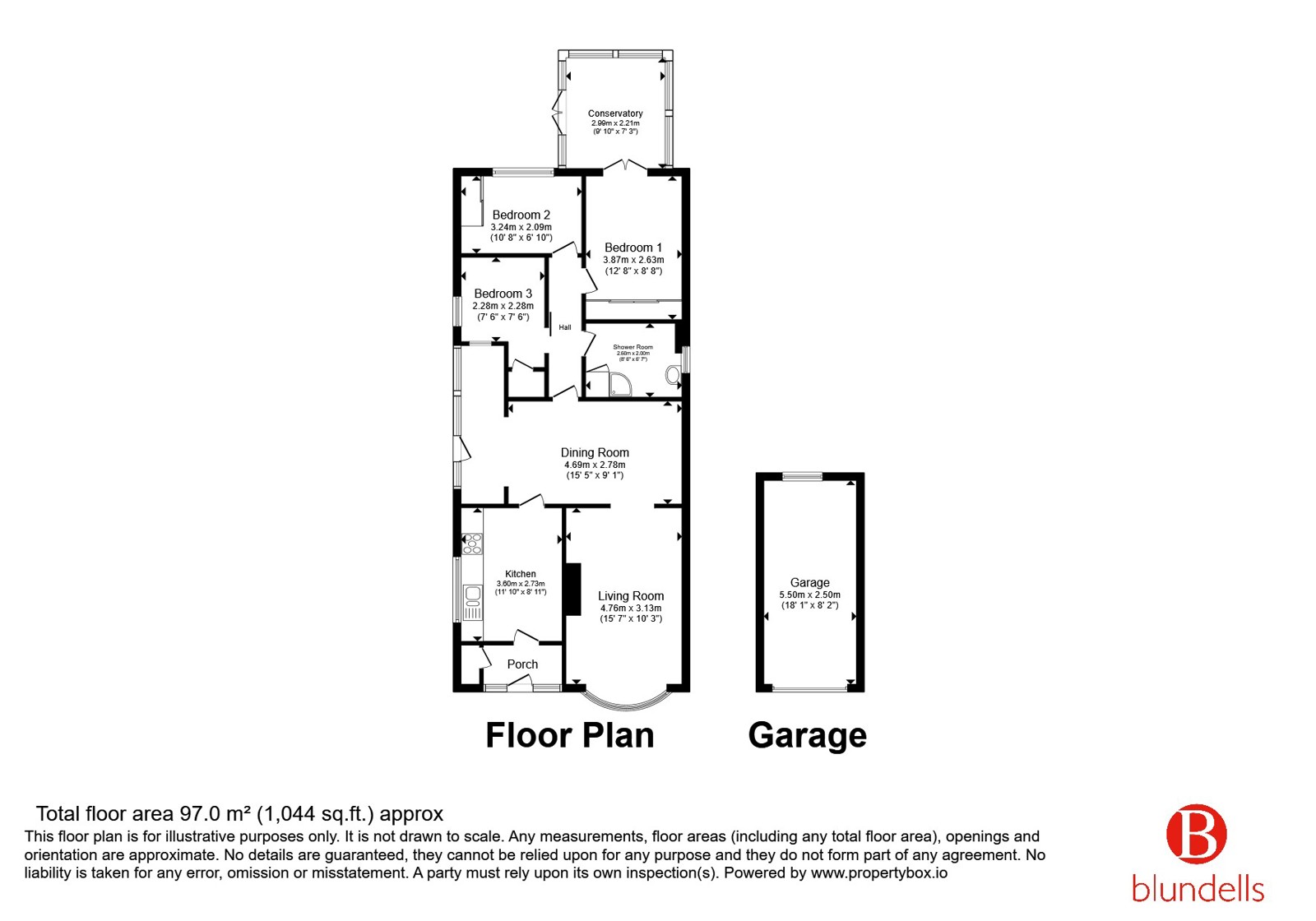 14, Barlby Grove, Sheffield floorplan