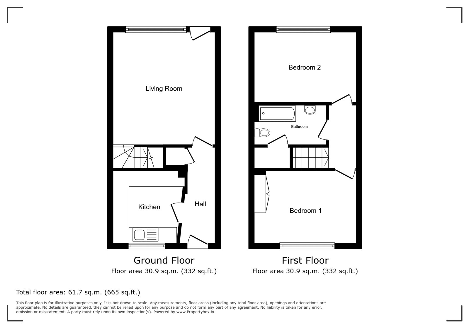 12A,, Lanes End, Isle of Wight floorplan