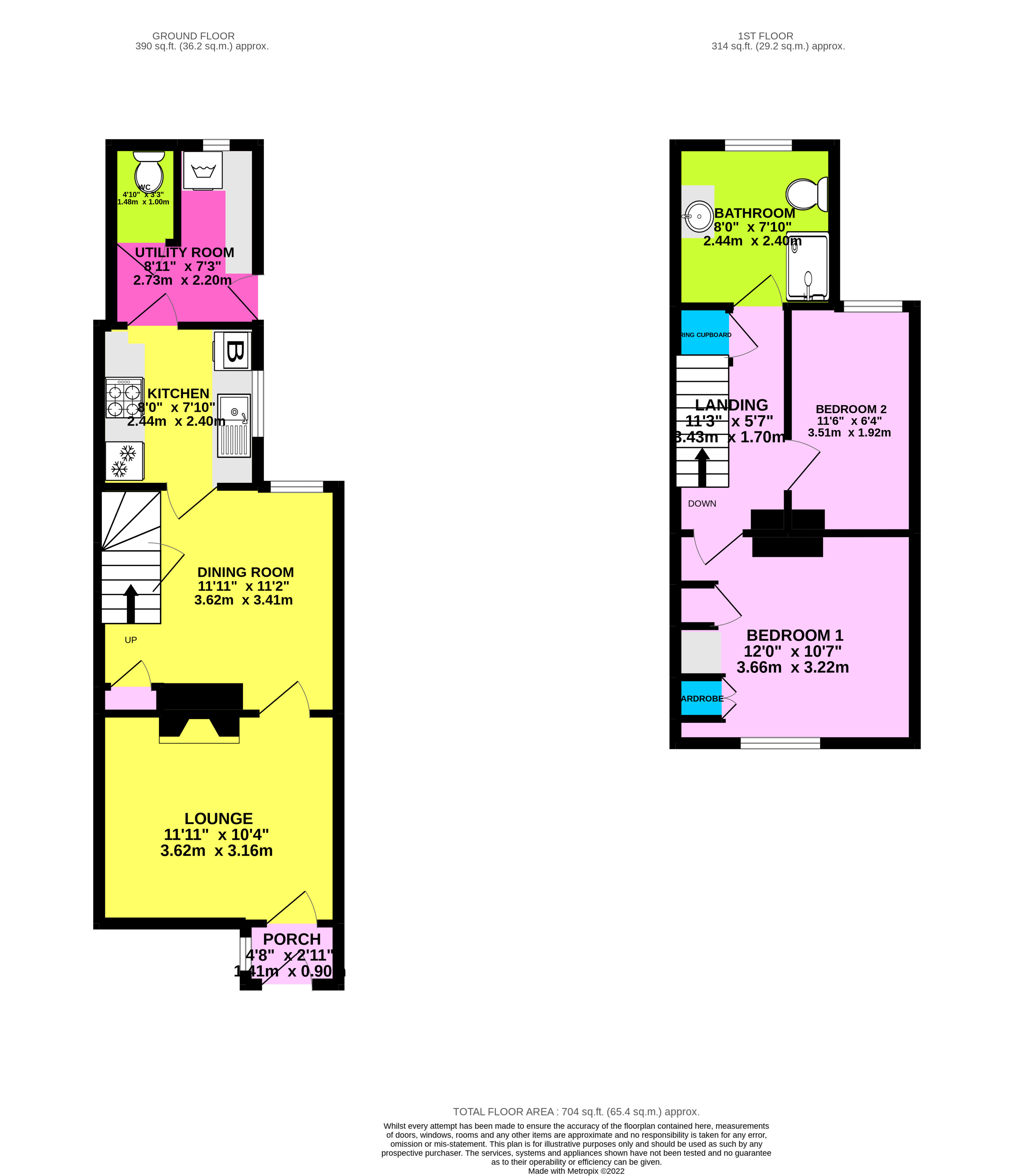 Parkstone Avenue, Benfleet, Essex SS7, 2 bedroom terraced house for