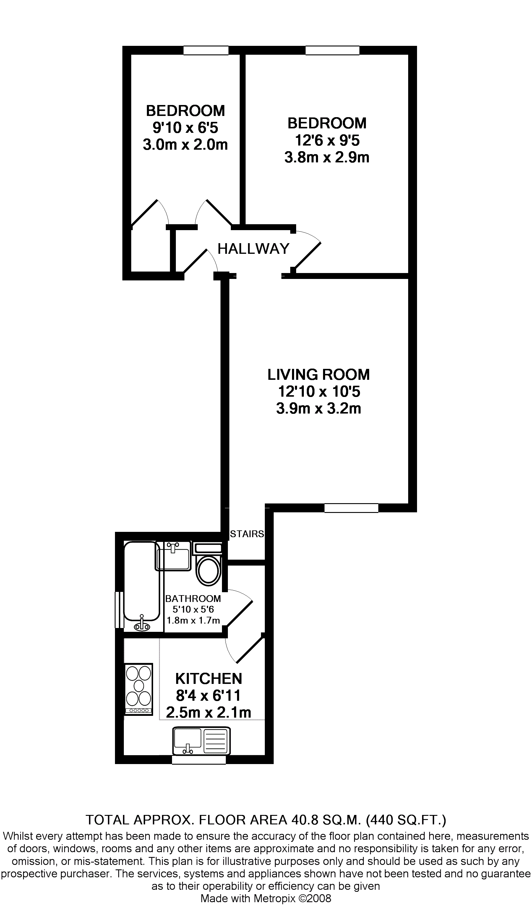 2 Bedrooms Flat to rent in Iverson Road, Kilburn NW6