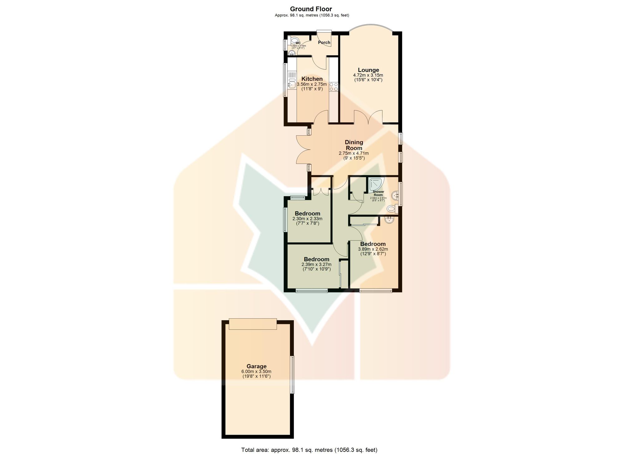 5 Briar Way, Scunthorpe floorplan