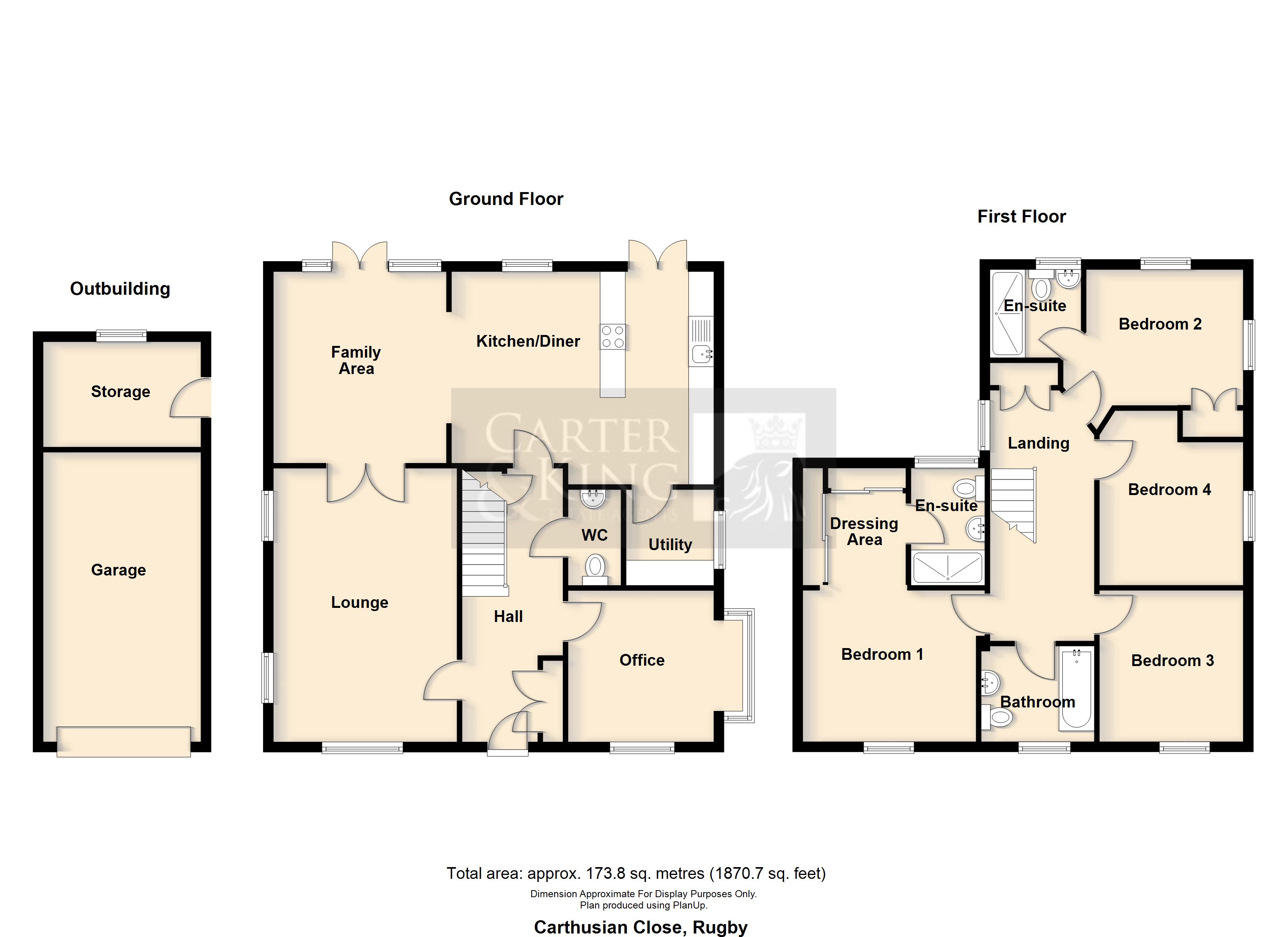 6, Carthusian Close, Rugby floorplan