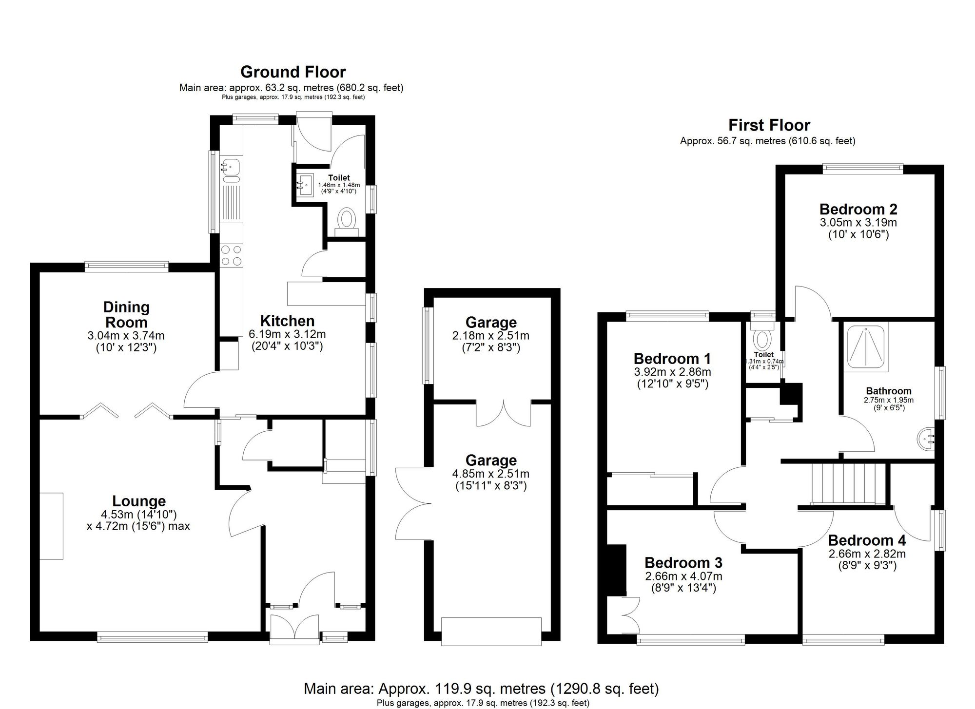 93 Station Road, Baldock floorplan