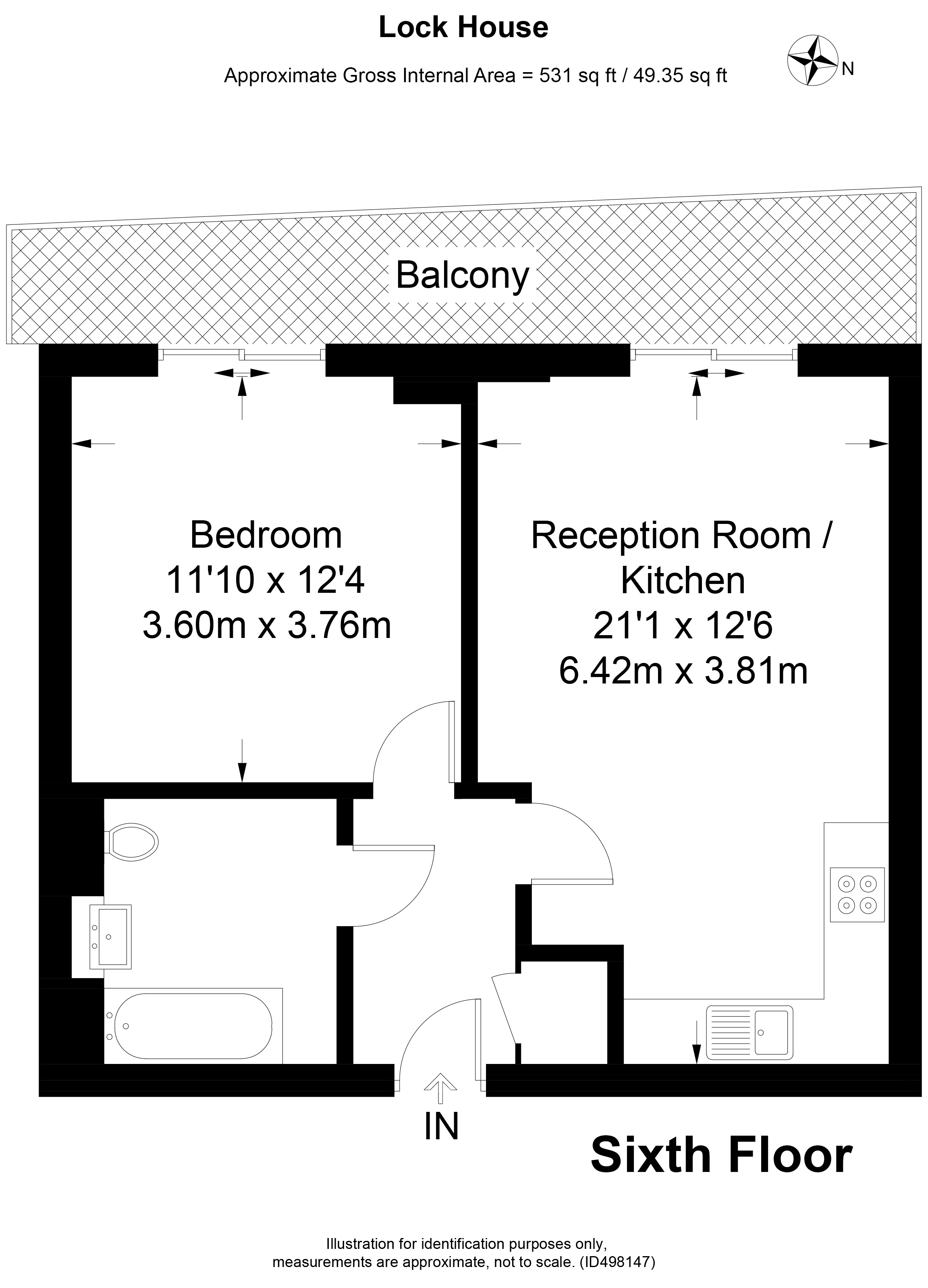 1 Bedrooms Flat for sale in Oval Road, Camden NW1