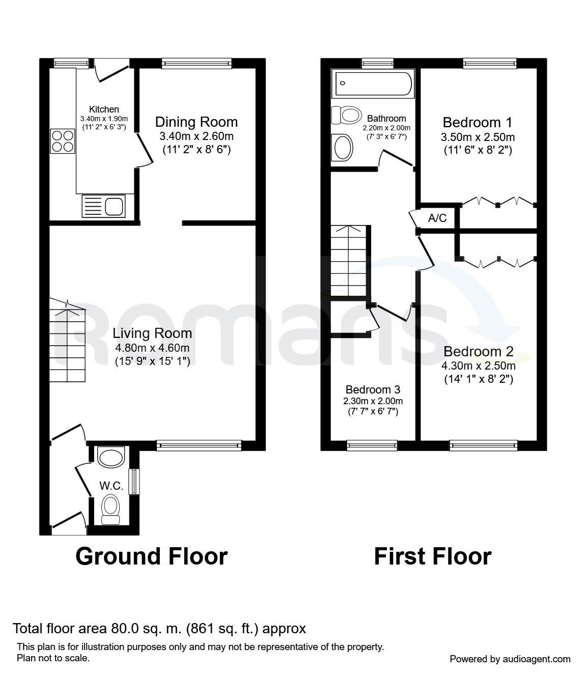 3 Bedrooms  to rent in Ledbury Drive, Calcot, Reading RG31