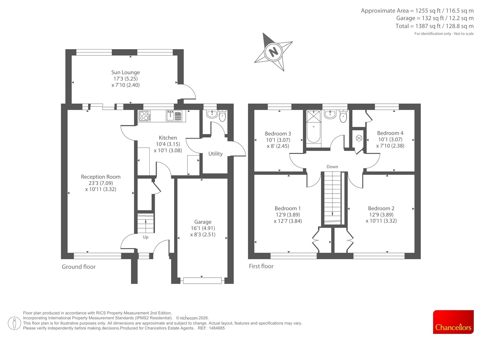 12, Valley View, Chesham floorplan