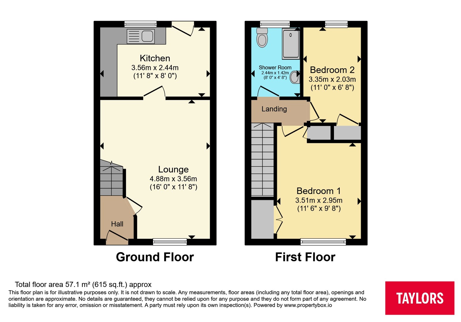 15, Repton Close, Luton floorplan