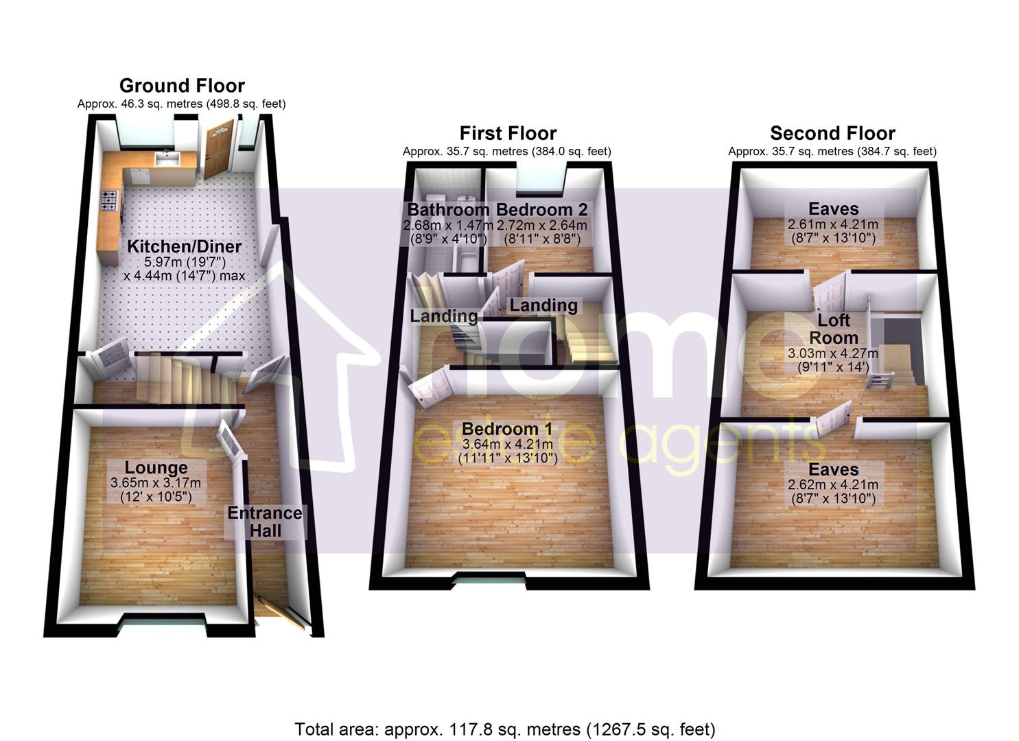 18, Calland Avenue, Hyde floorplan