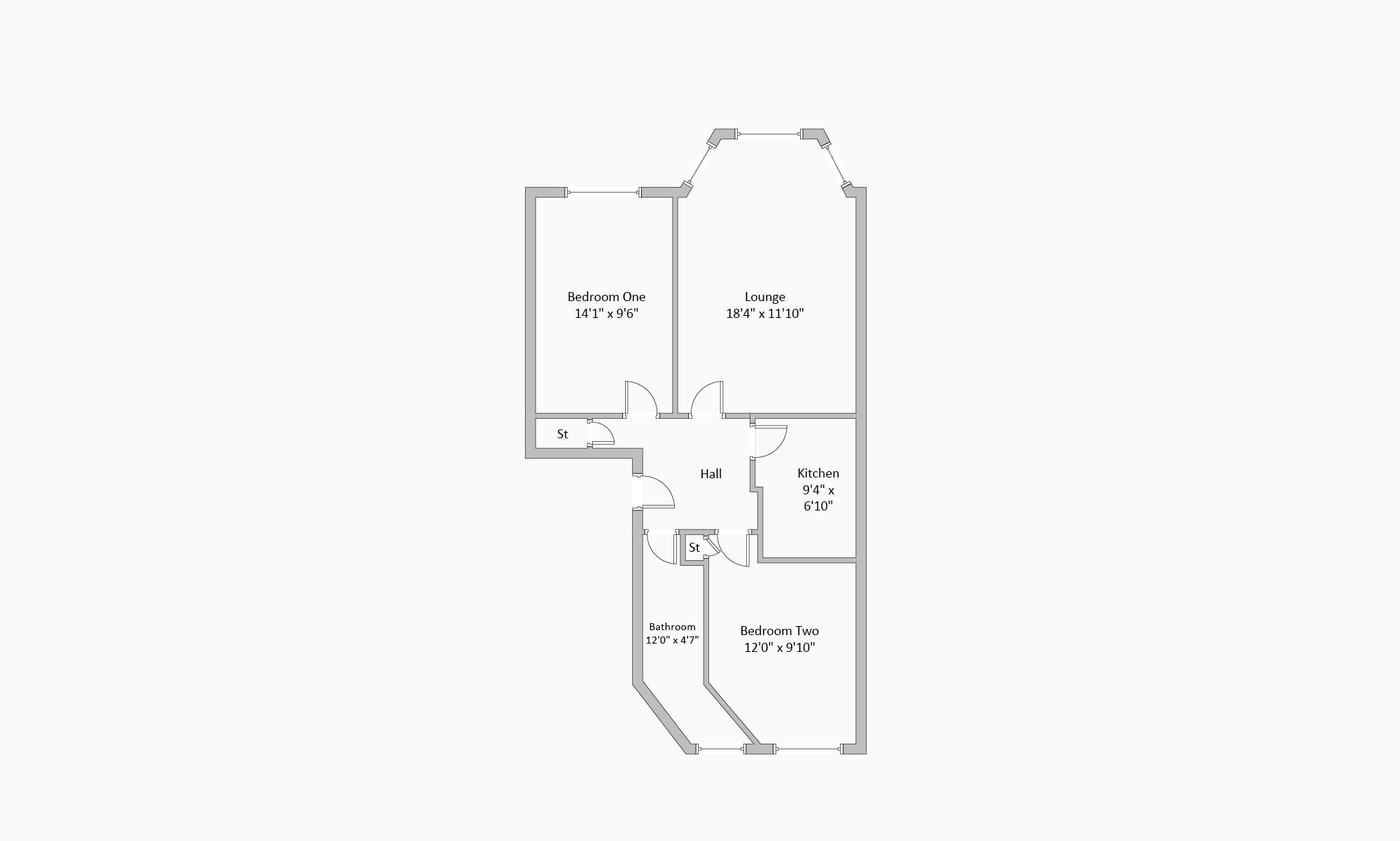 2 Bedrooms Flat for sale in Marlborough Avenue, Flat 3/2, Broomhill, Glasgow G11