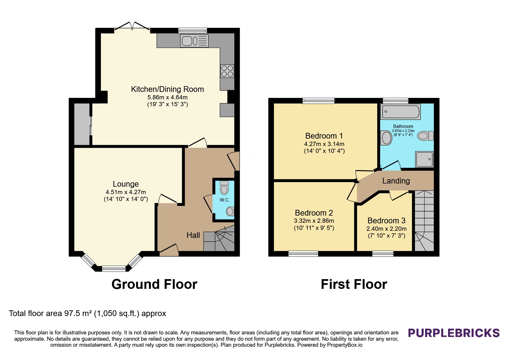 101, Dale Lane, Blidworth, Mansfield floorplan