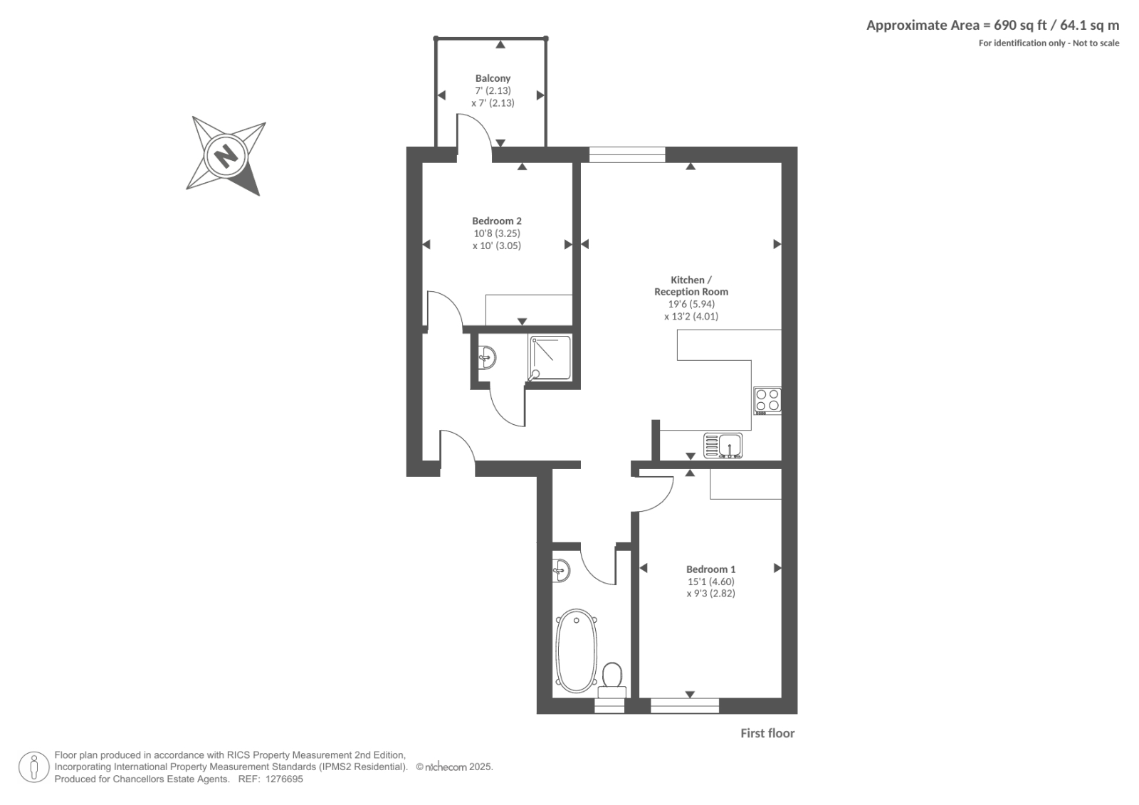 Flat 3, 29, Redcliffe, London floorplan