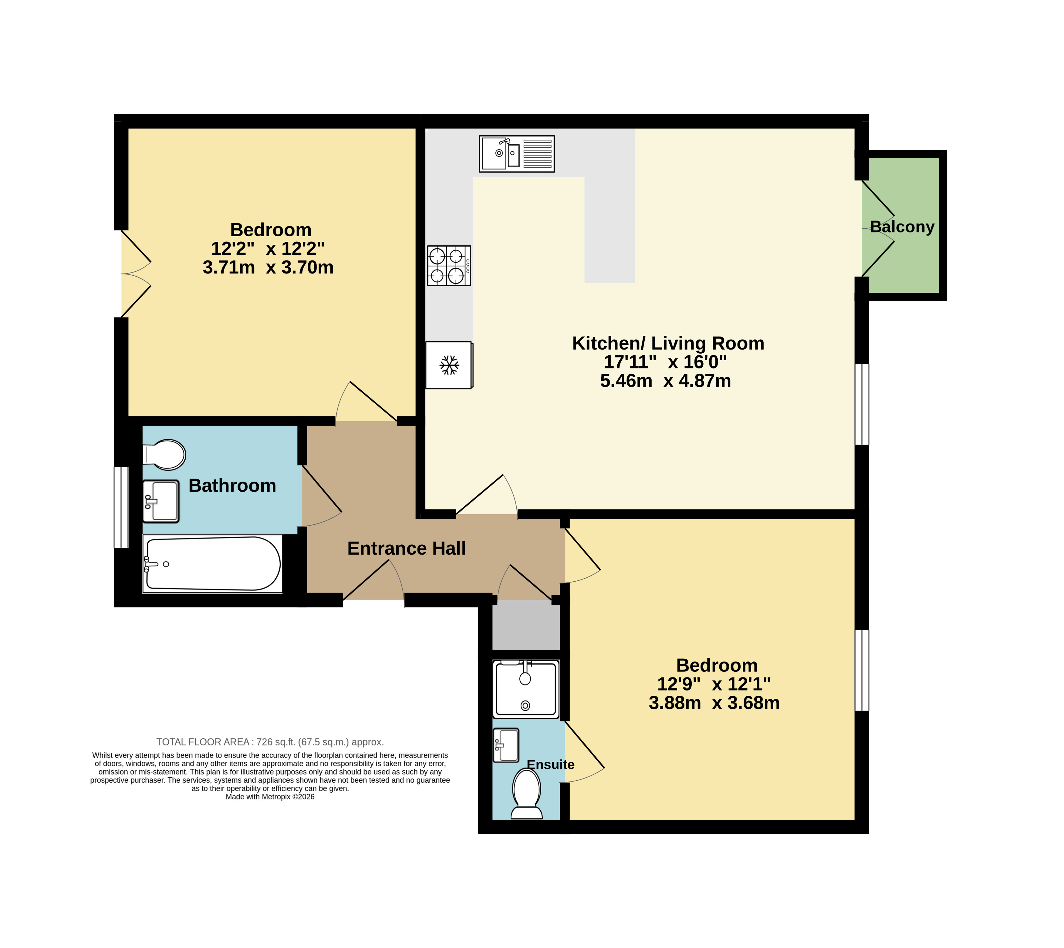 5 Carpenters Court,, Clarence Road, Kent floorplan