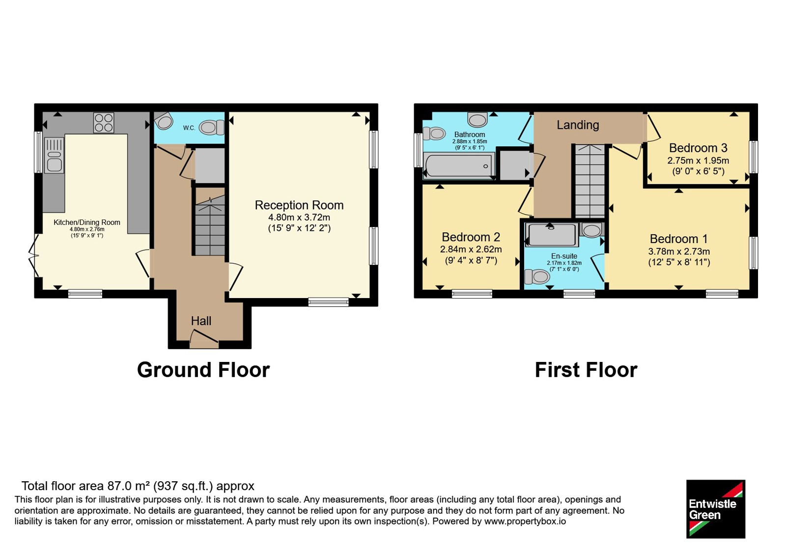 2, St. Bees Close, Merseyside floorplan
