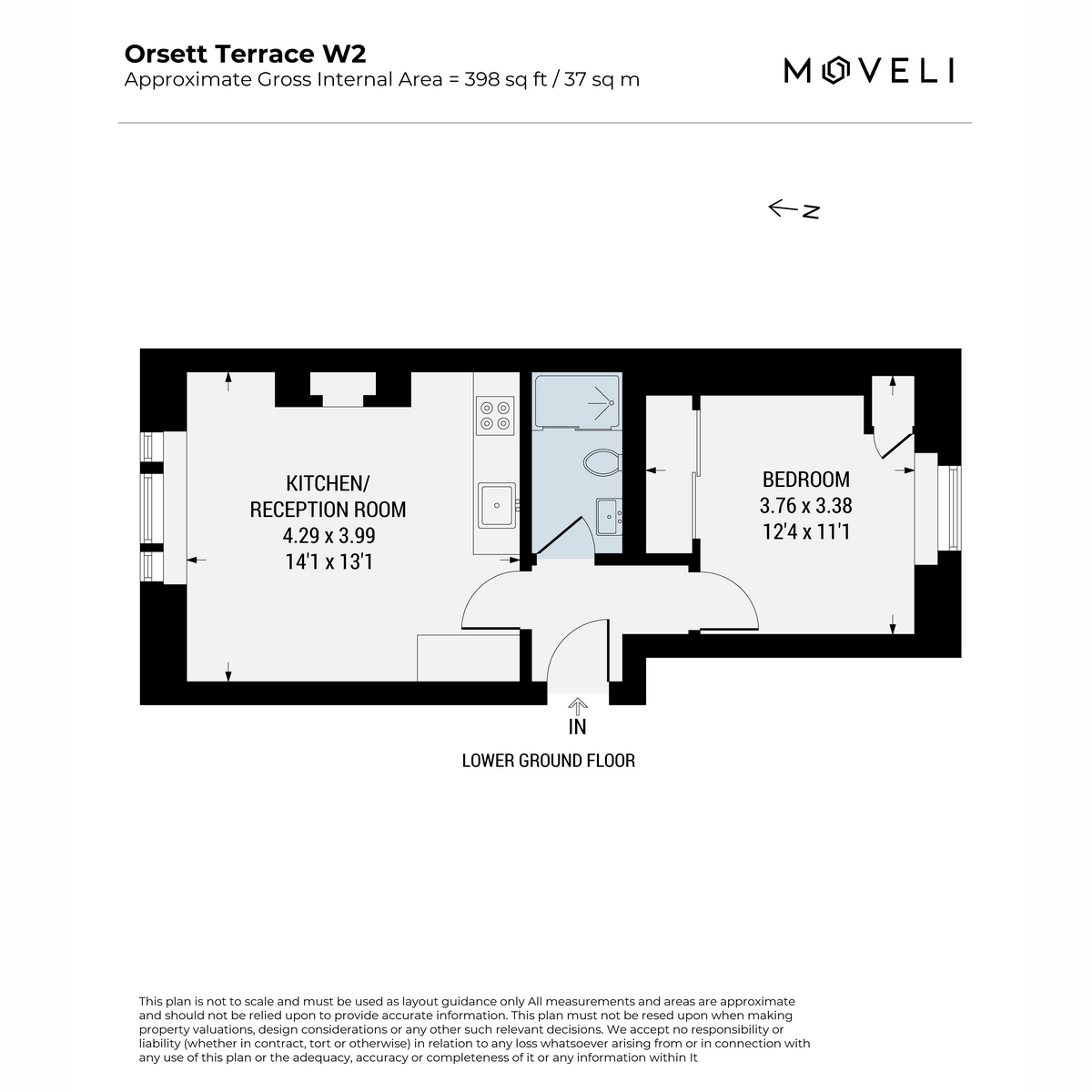 Flat 40A, 40A, Orsett Terrace, London floorplan
