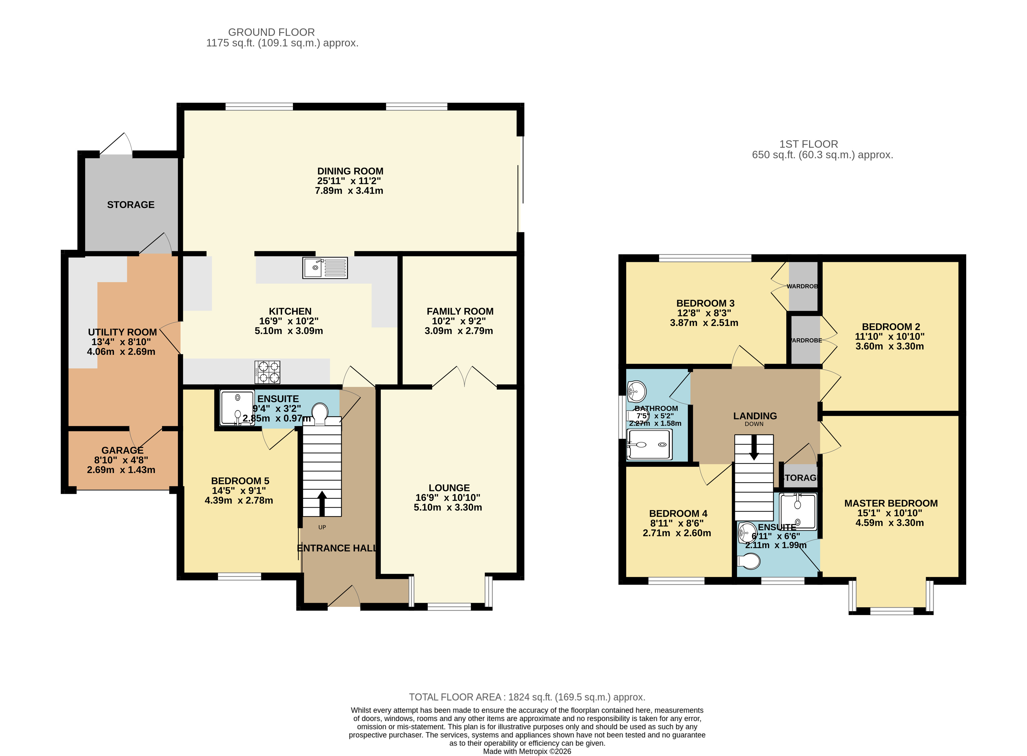 26, Paxton Crescent, Milton Keynes floorplan