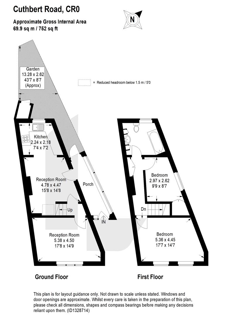 17, Cuthbert Road, Croydon floorplan