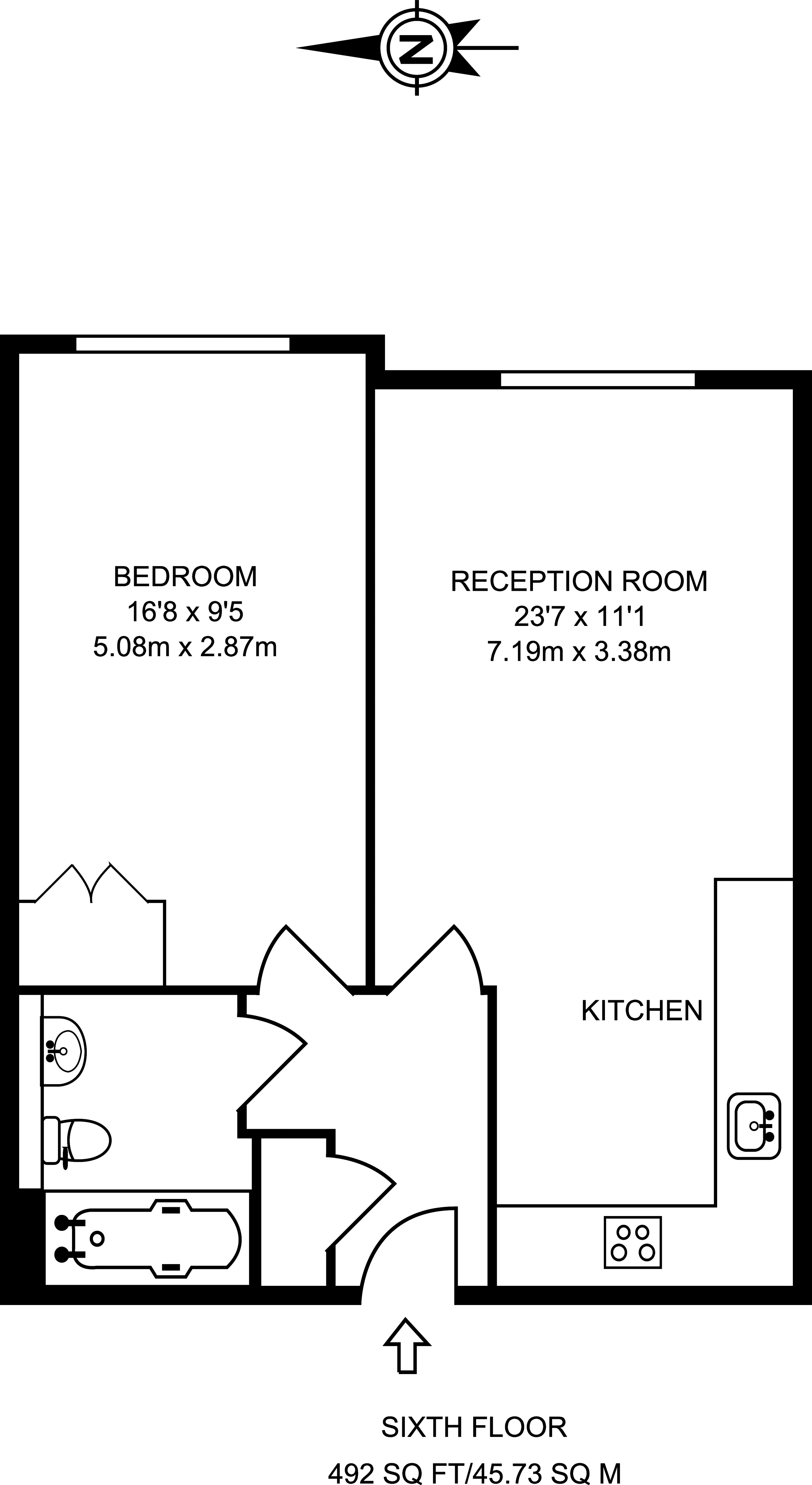 1 Bedrooms Flat to rent in Chelsea Bridge Wharf, Battersea Park SW11