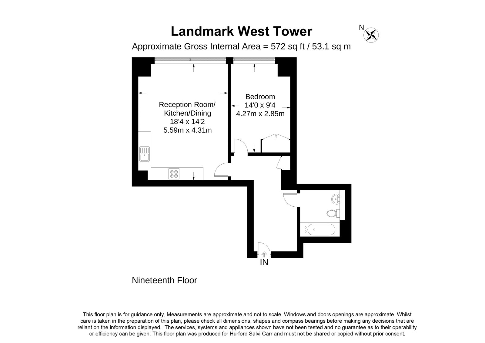 1 Bedrooms Flat to rent in Marsh Wall, Canary Wharf E14