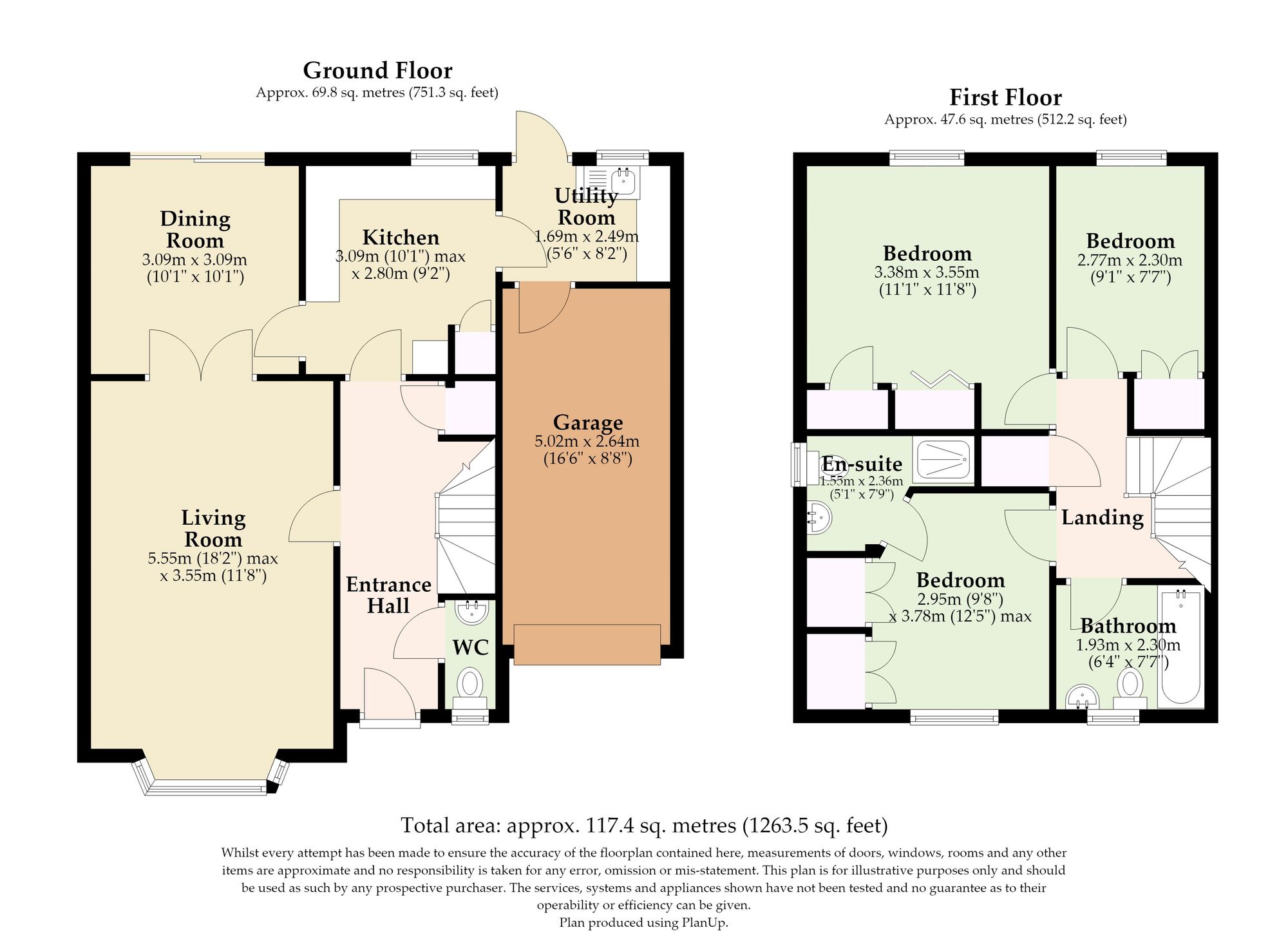 4 Stimpson Close, Lowestoft floorplan