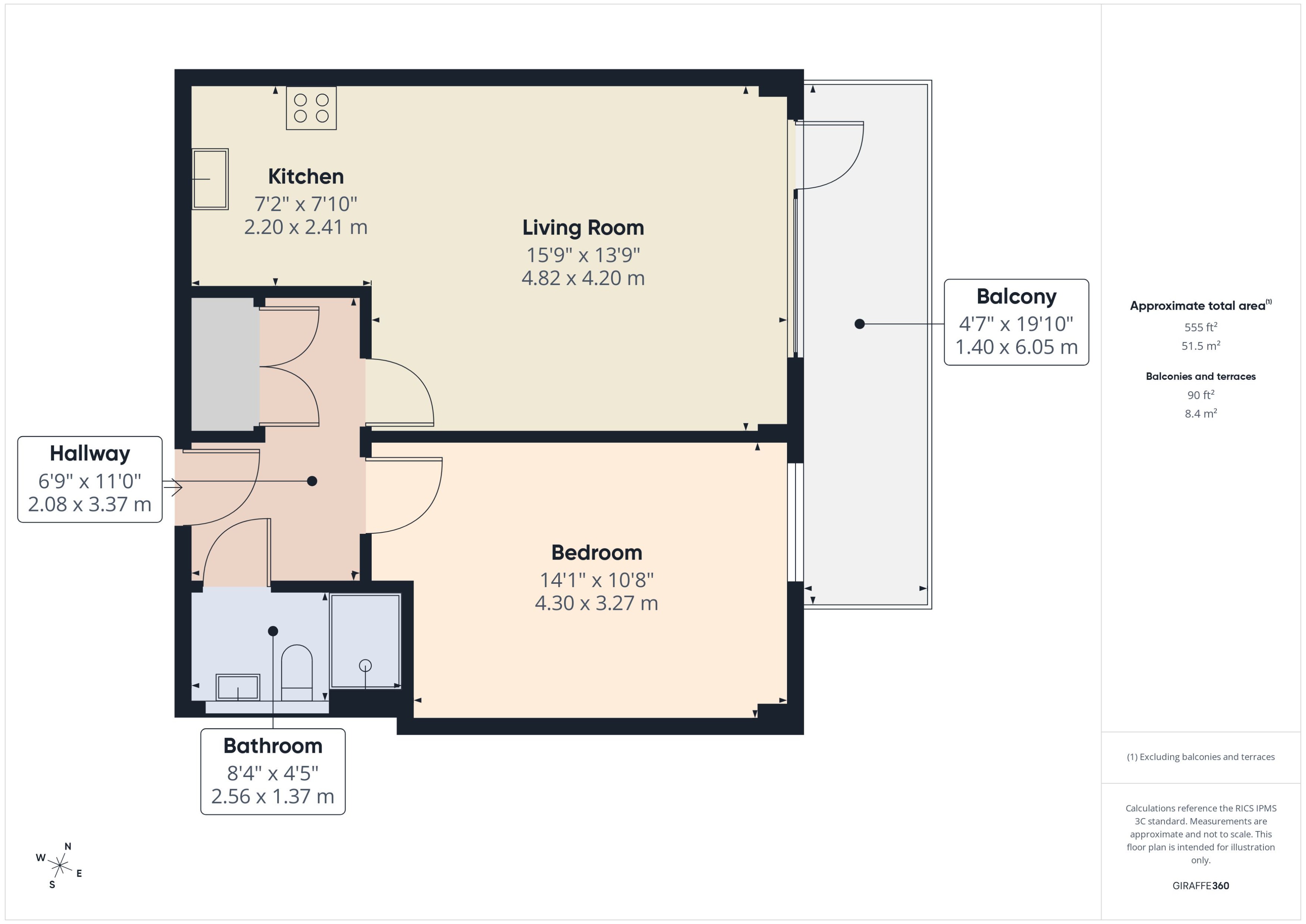 63 Victoria Point, George Street, Ashford floorplan