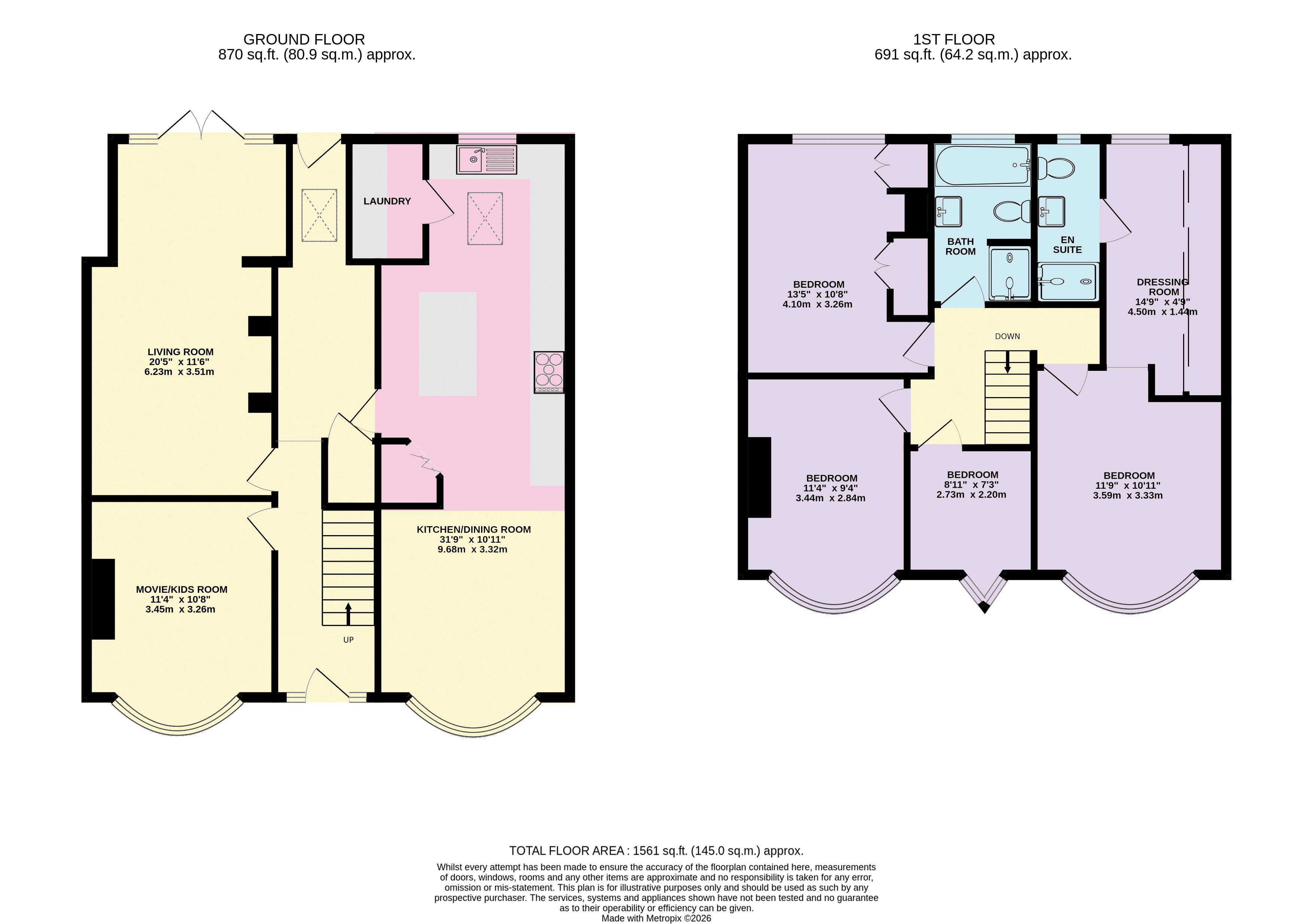 1, Norton Park Crescent, Sheffield floorplan
