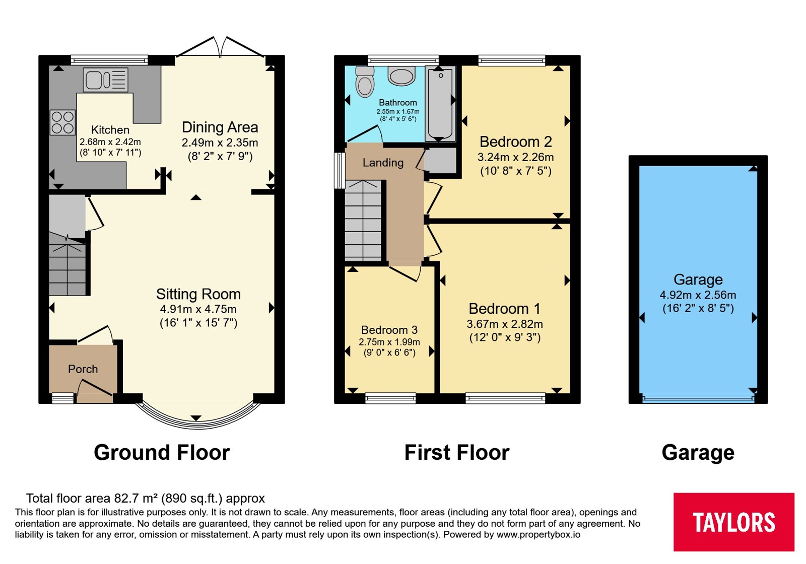 37, Saxon Avenue, Hitchin floorplan