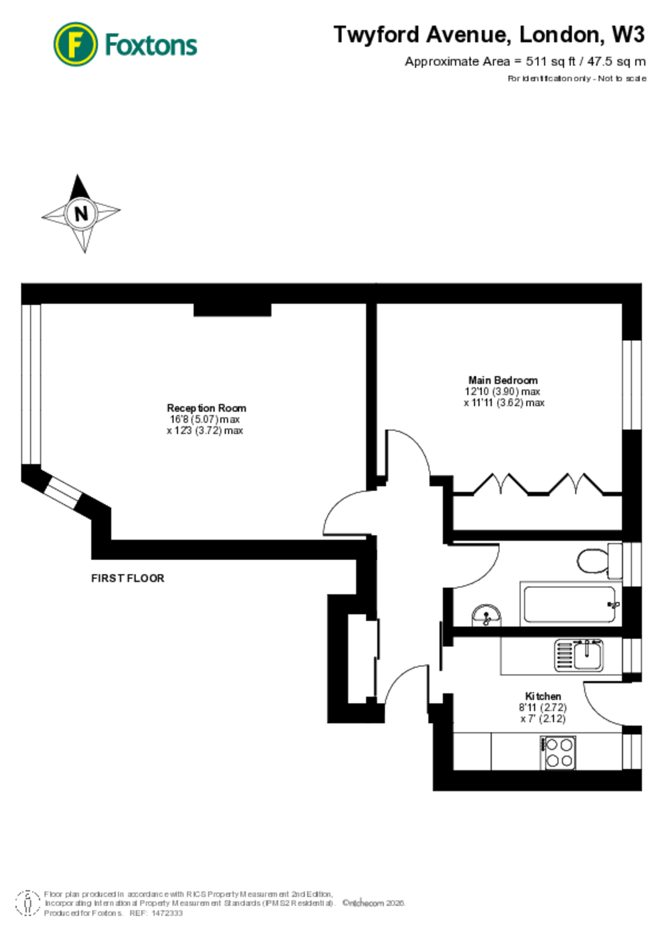 Twyford Avenue, Acton floorplan