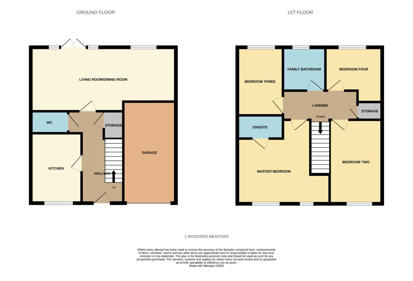 1, Woodside Meadows, Bishop Auckland floorplan