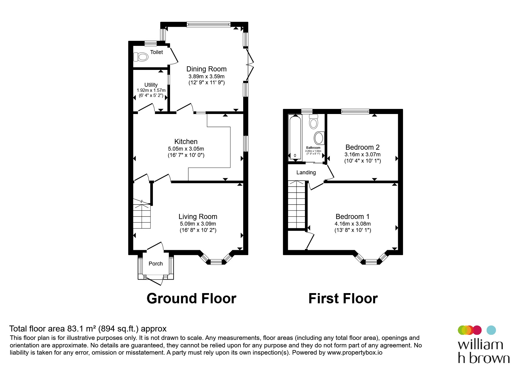 55, Kings Road, Harwich floorplan