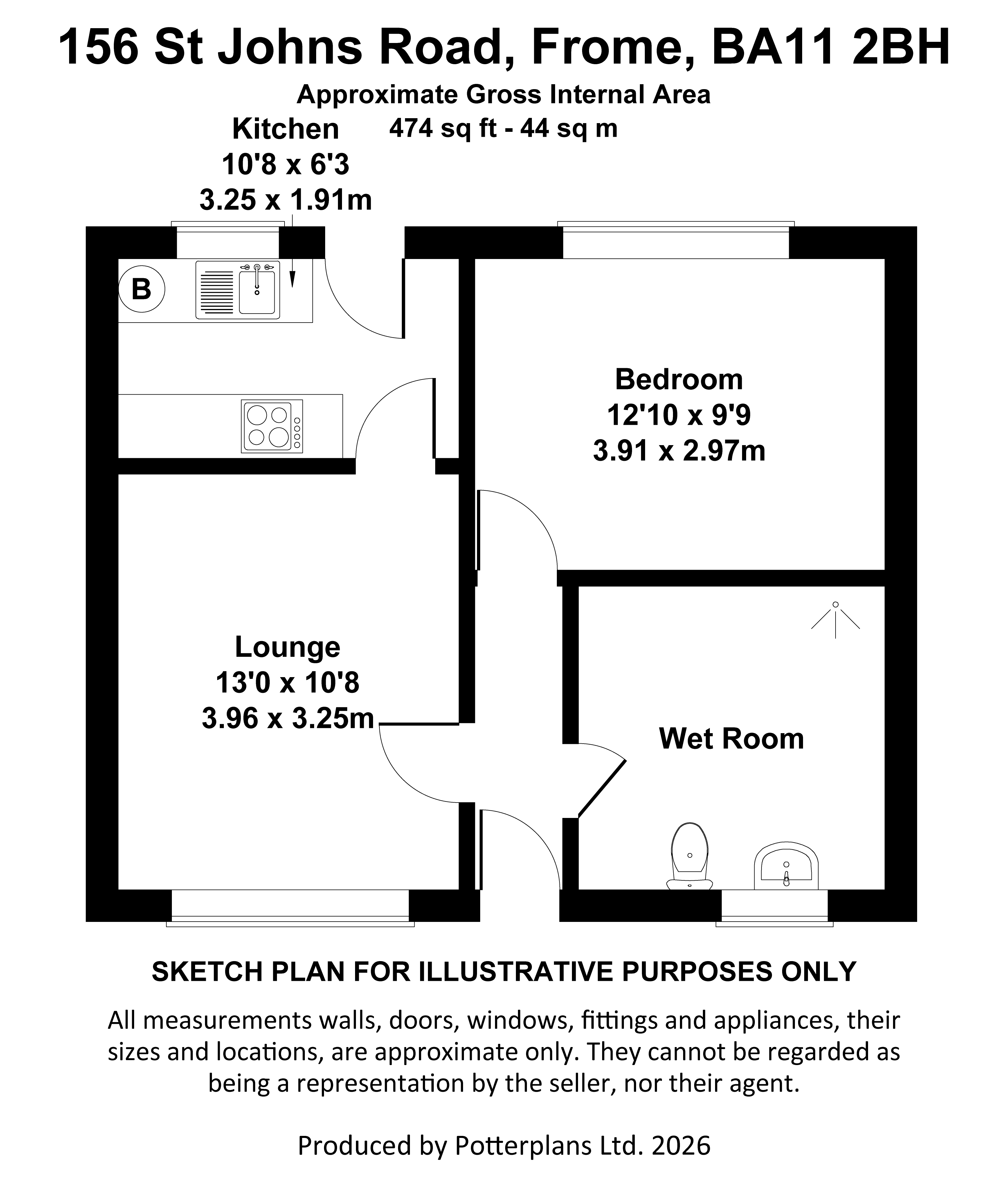 156, St. Johns Road, Somerset floorplan