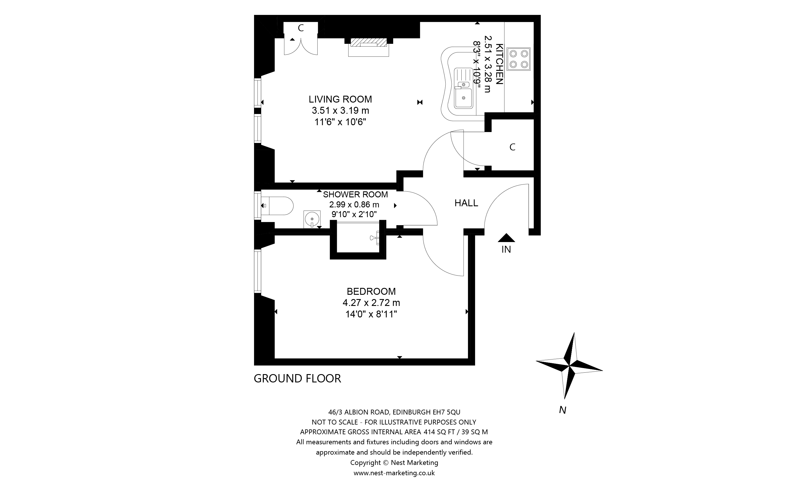 Albion Road, Edinburgh EH7, 1 bedroom flat for sale 64740574