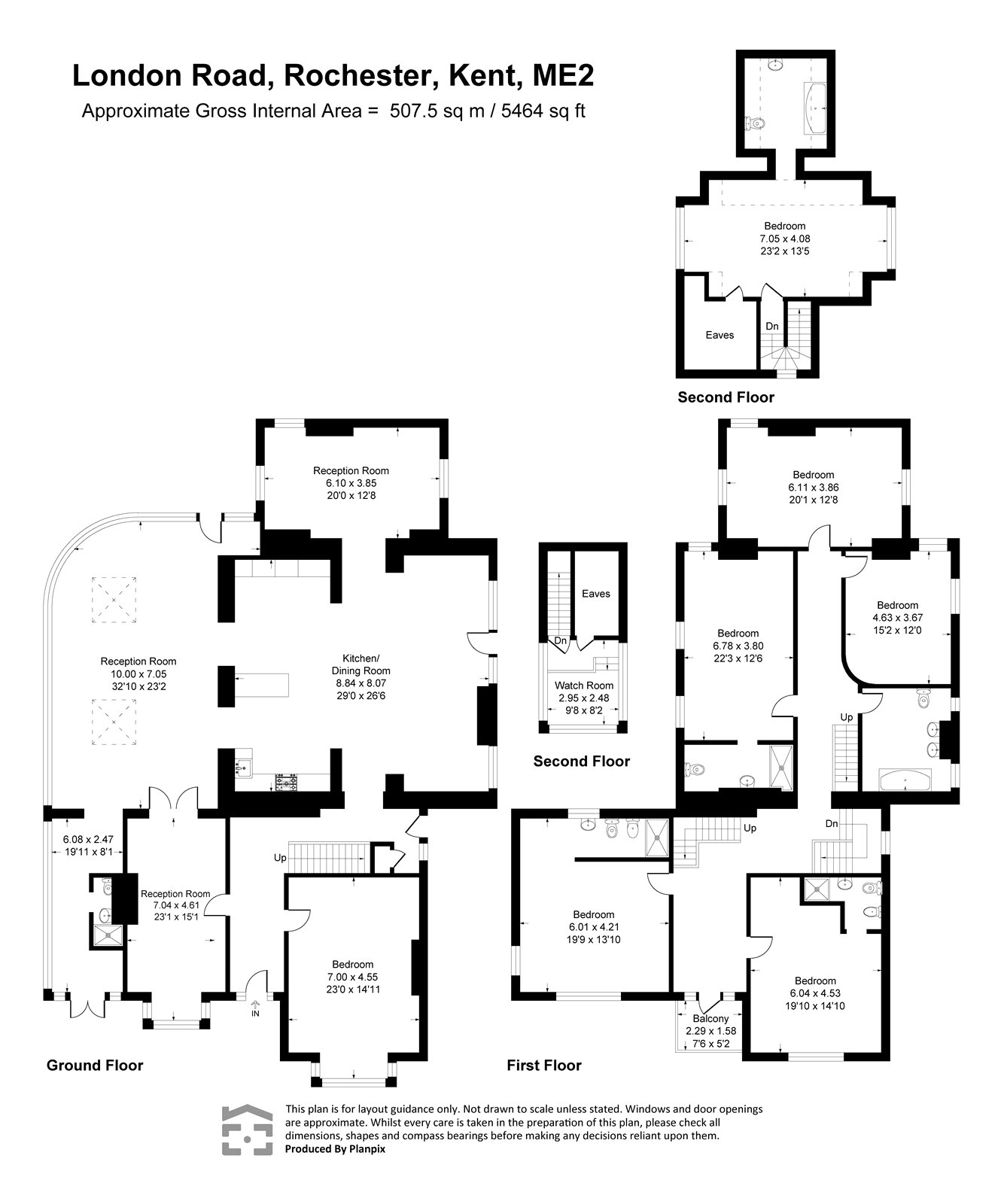 Cedars, 38, London Road, Strood floorplan