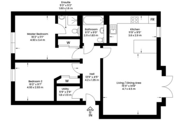 0/1 2 Dalreoch Place, Renton Road, Dumbarton floorplan