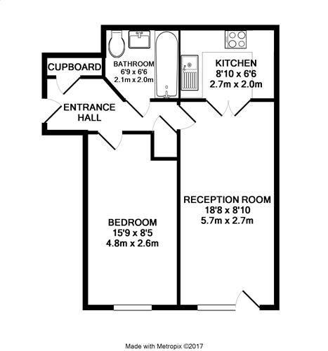 1 Bedrooms Flat to rent in Hotwell Road, Bristol BS8