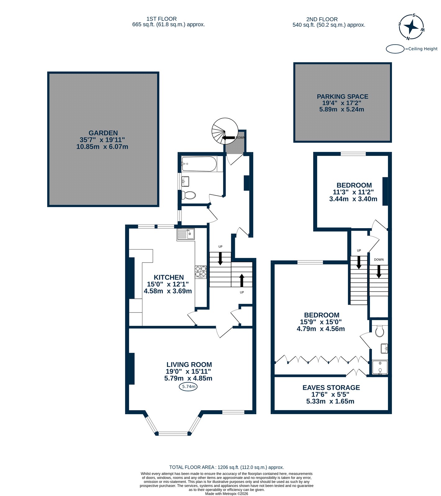 20b, Hillfield Road, London floorplan