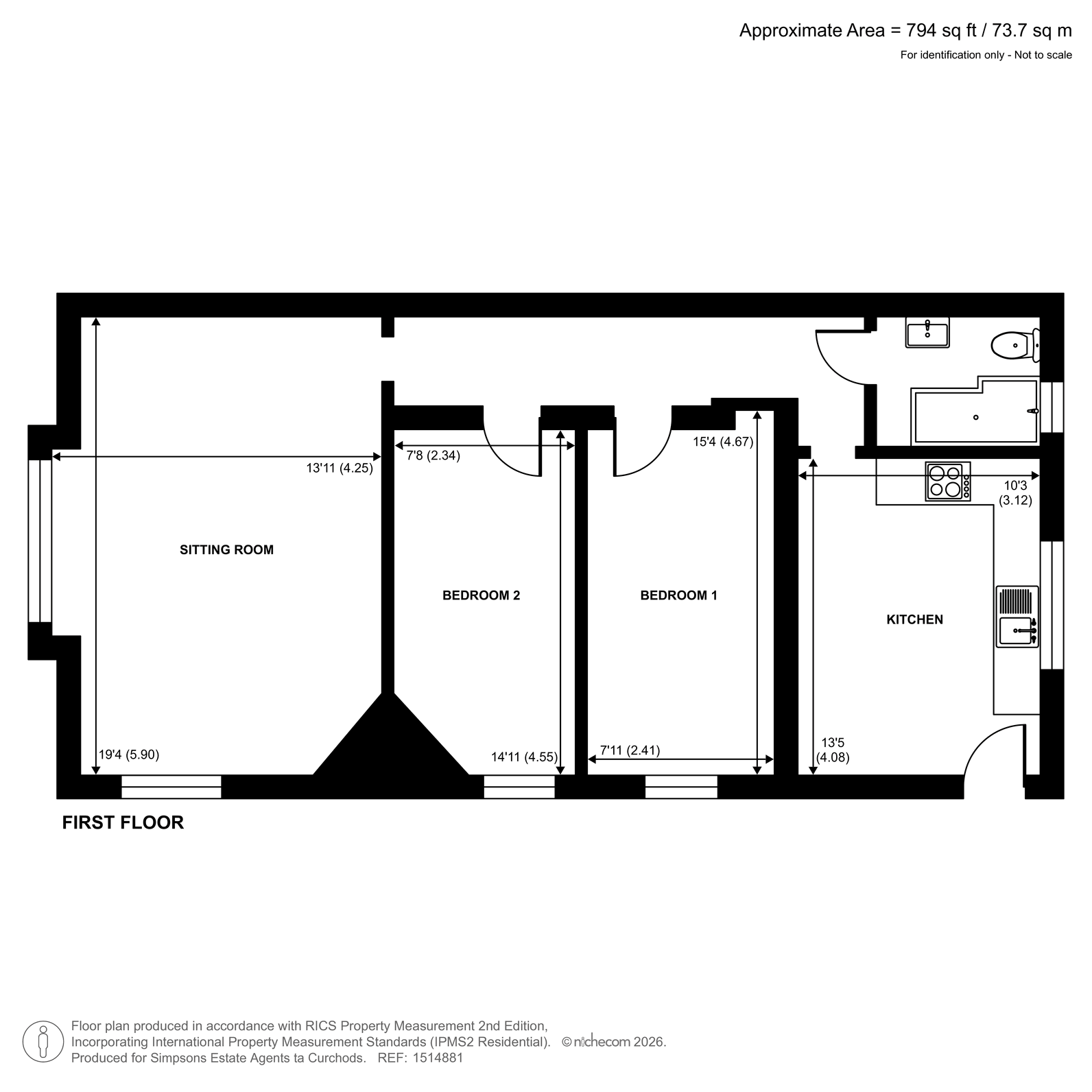 1 Avon House,, Station Approach, Surrey floorplan