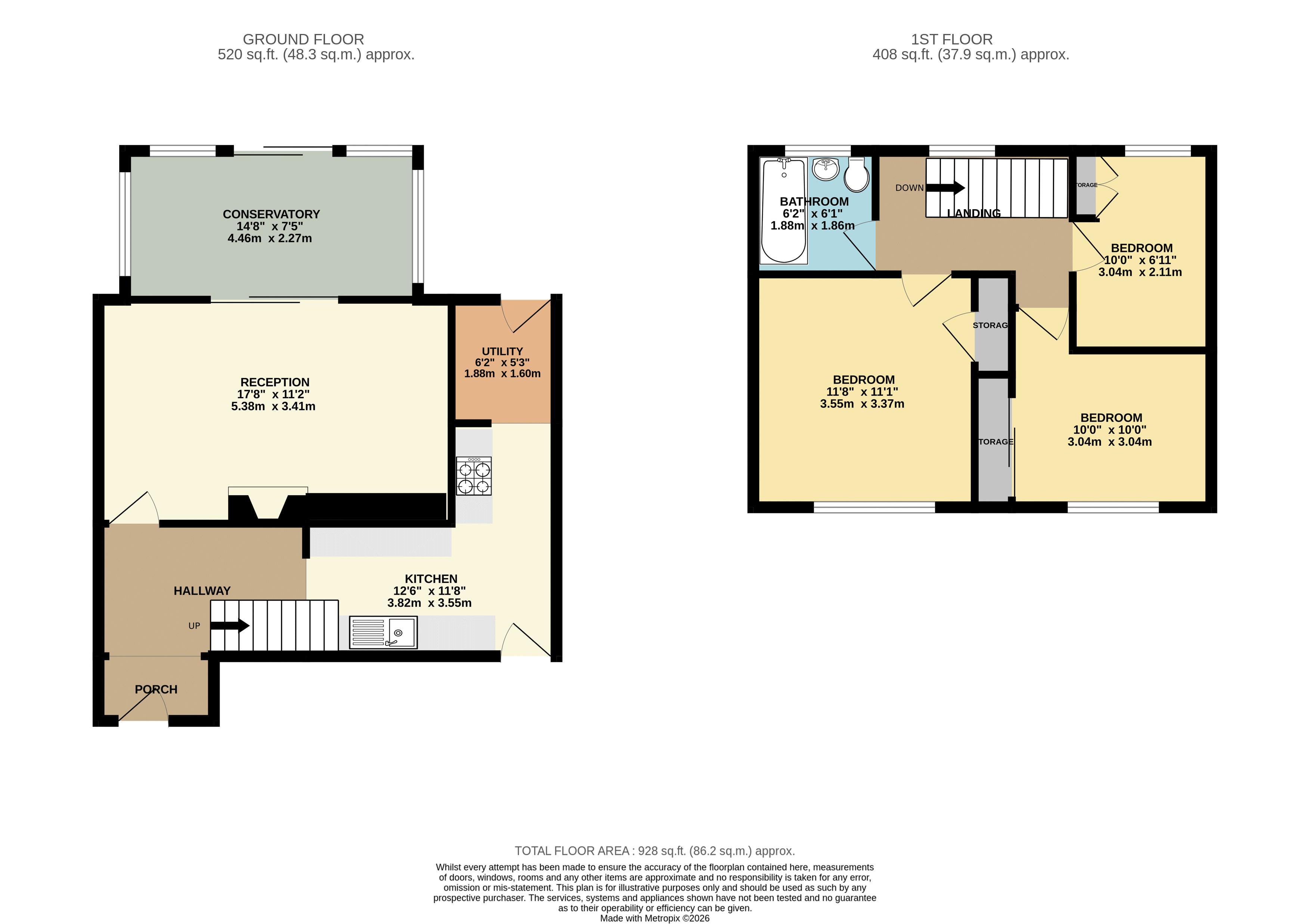208, Westfaling Street, Hereford floorplan