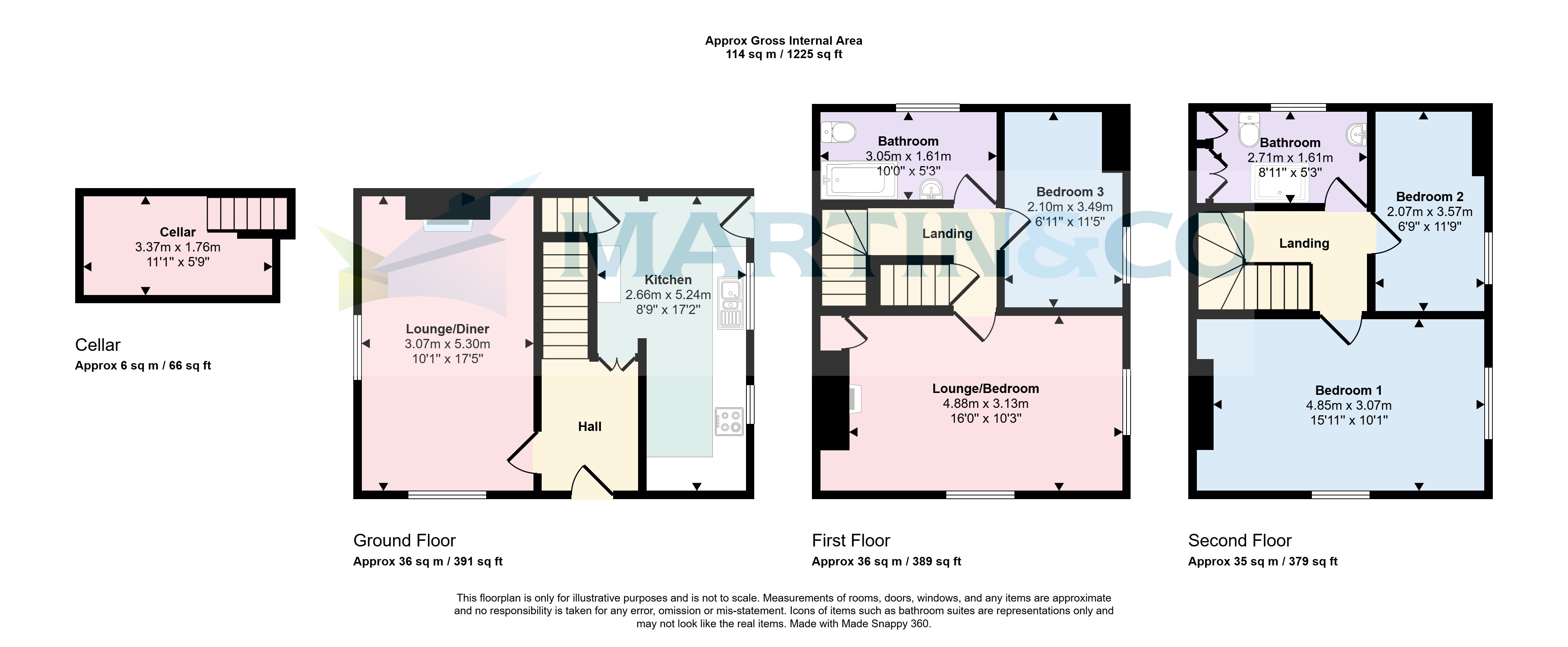 5-6, Caroline Street, Bradford floorplan