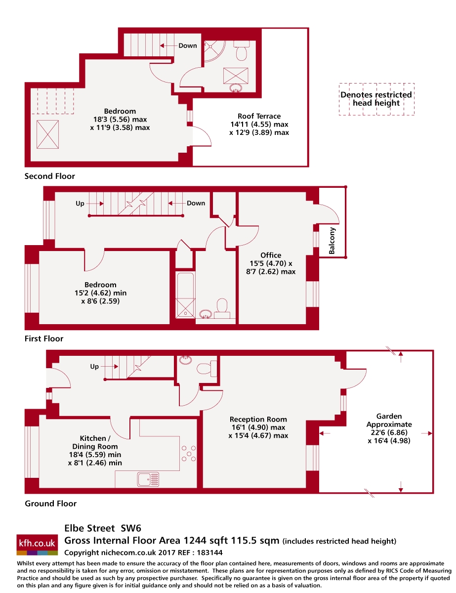 23, Elbe Street, London floorplan